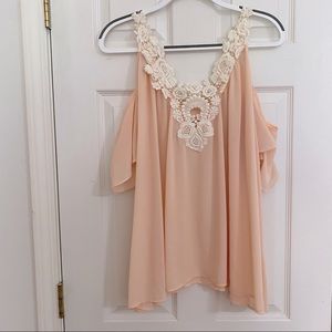 Jealous Tomato Cold Shoulder Large blouse